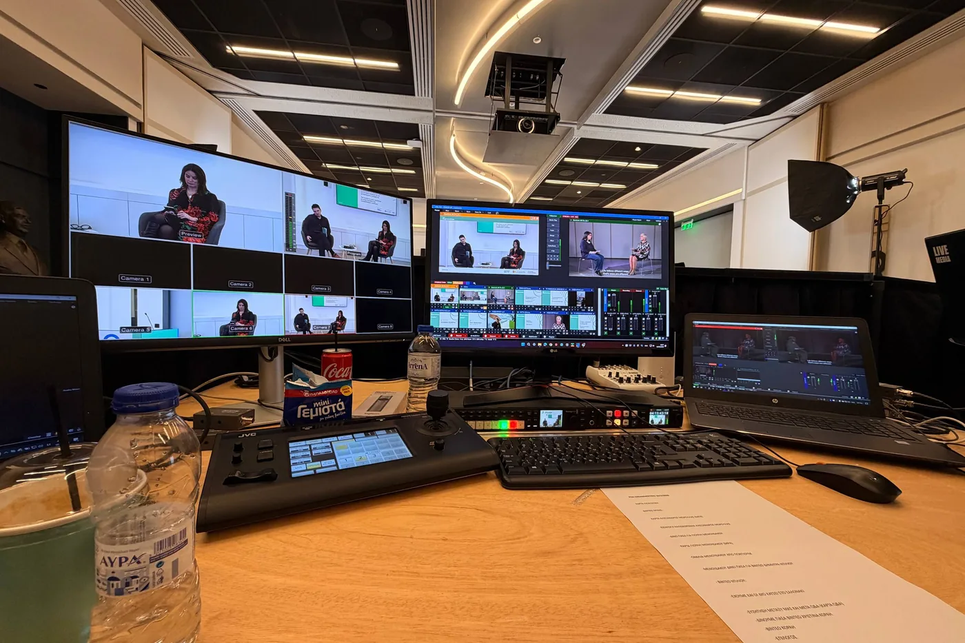 Πλήρες multiview με όλες τις πηγές σε παρακολούθηση