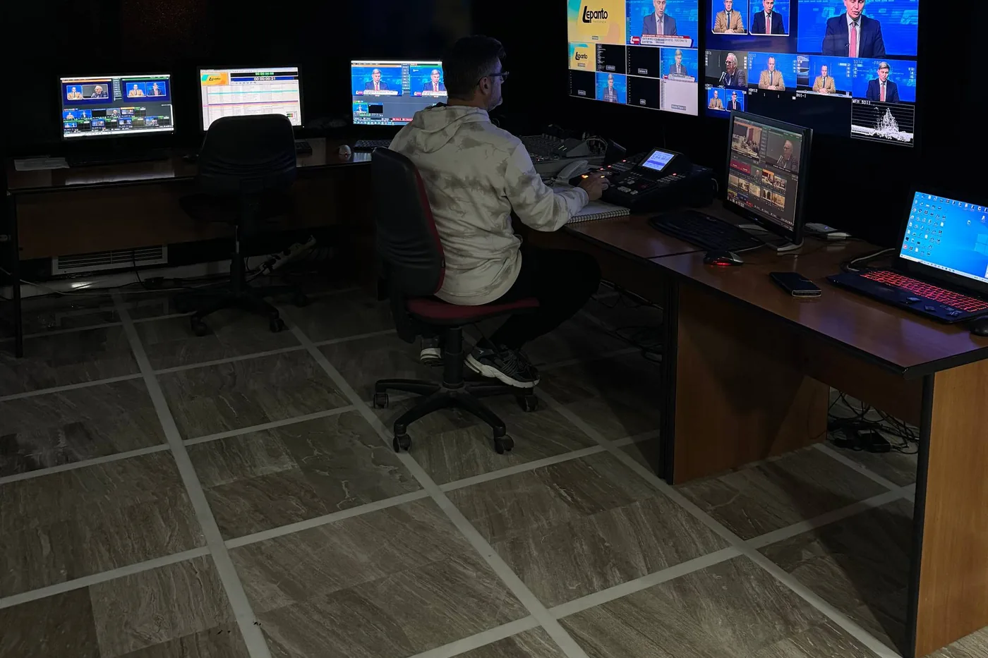 Το control room σε καθημερινή λειτουργία